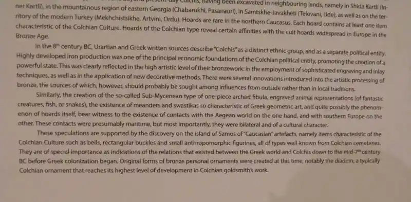 Alternating swastika and horse design on a bronze metal